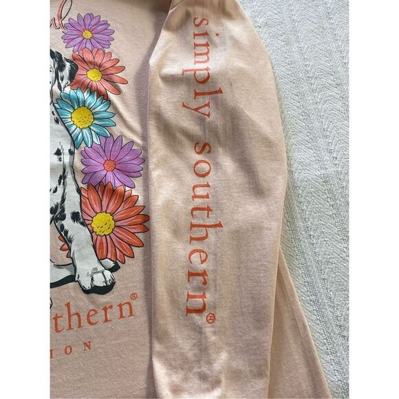 SIMPLY SOUTHERN Jr XL What Makes You Different Makes You Beautiful Dalmation Tee - Picture 6 of 10